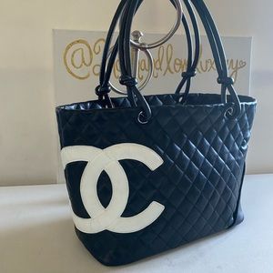 AUTHENTIC CHANEL CAMBON TOTE BAG